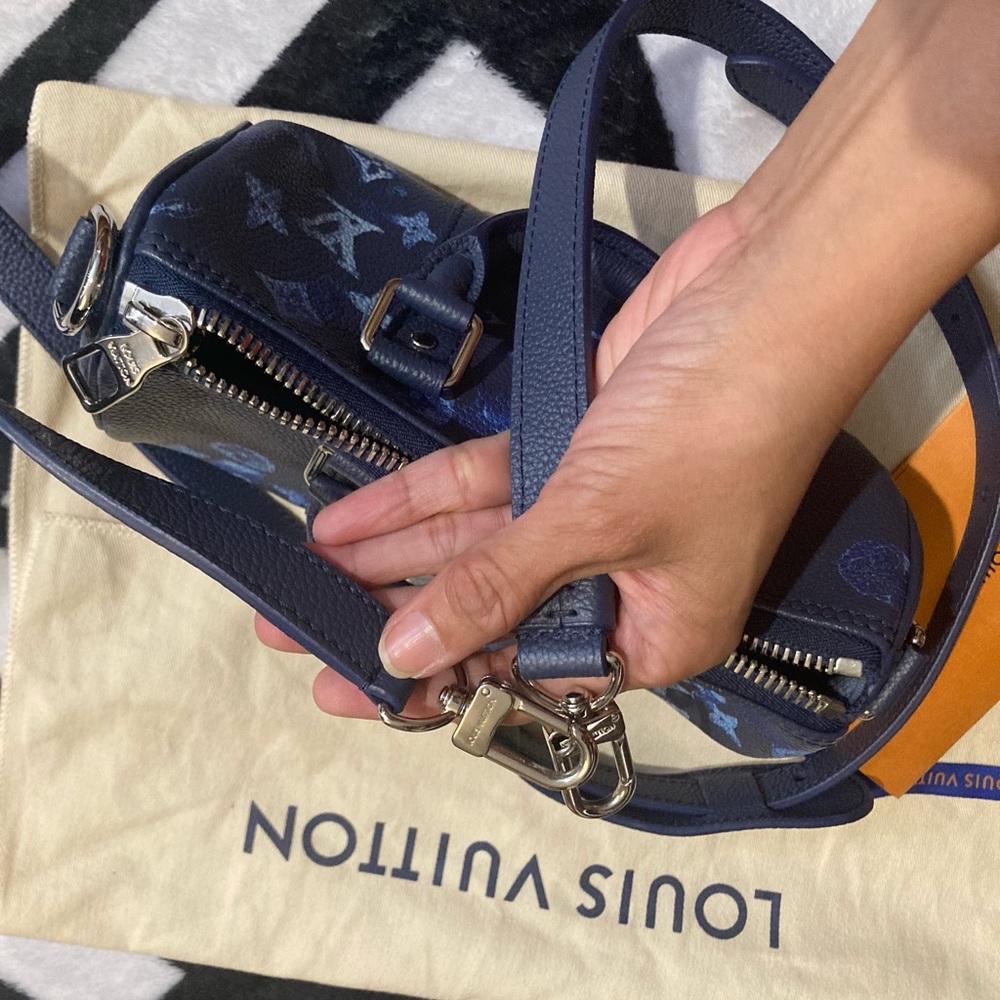 % Authentic Louis Vuitton Mini Keepall Watercolor… - image 6